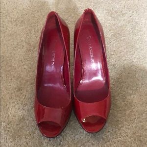Enzo Angiolini Red Merryanne Pumps